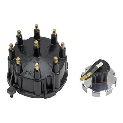 Quicksilver 805759Q3 Distributor Cap Kit with Cap, Rotor, and Gasket for General Motors V8 MerCruiser Engines with Thunderbolt IV and V HEI Ignition Systems