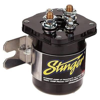 Stinger SGP32 High Current 200-Amp Battery Relay & Isolator for Most Vehicles, Water-Resistant Design for Marine & Powersports, Handles up to 500A Surges, Dual Battery Isolator for Car Audio Systems