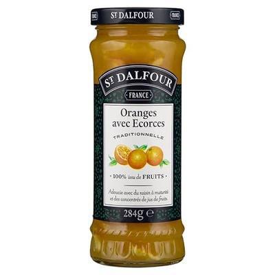 St. Dalfour Orange Marmalade Fruit Spread - 10oz - 100% from Fruit, No Artificial Ingredients, Non-GMO, No Cane Sugars, All Natural - Pack of 6