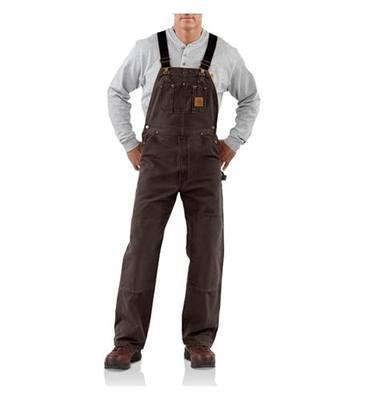 Carhartt Men's Unlined Sandstone Bib Overall