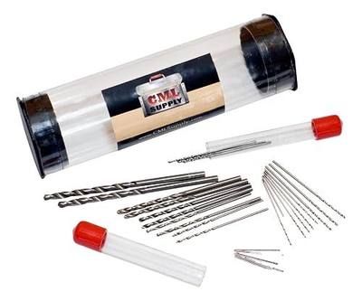 Mini Micro Drill Bit Set 30 pcs 0.013"-0.079" (0.4-2mm)
