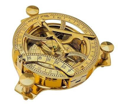 Sundial Compass Solid Brass Sun Dial
