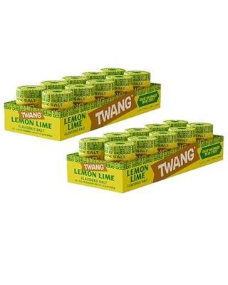 Twang Flavored Snack Salt Seasoning, Lemon Lime, Toppings for Popcorn, Fresh Fruits, Veggies & Chips, 1.15 Ounce (Pack of 20)