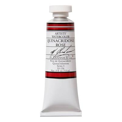 M. Graham 1/2-Ounce Tube Watercolor Paint, Quinacridone Rose (33-156)