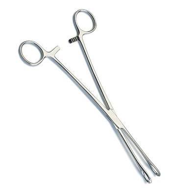 Grafco Foerster Sponge Forceps, Curved & Serrated Tips, 9.5" Long, 2734