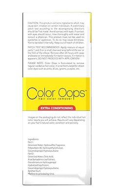 Color Oops Hair Color Remover Extra Conditioning 1 Each