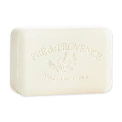 Pre de Provence Artisanal Soap Bar, Enriched with Organic Shea Butter, Natural French Skincare, Quad Milled for Rich Smooth Lather, 8.8 Ounce, Milk