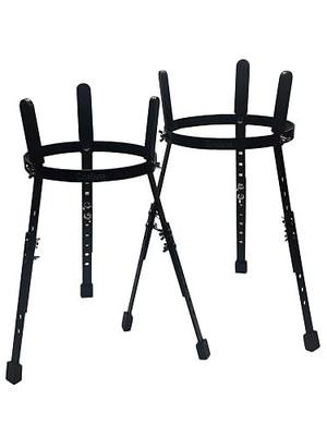 Zension Double Conga Stand for 10 & 11" Congas Tumba Quinto Heavy Duty Adjustable Height