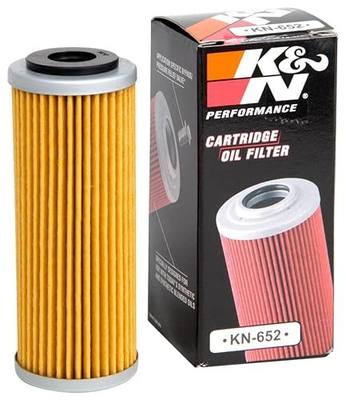 K&N Motorcycle Oil Filter: High Performance, KN-652 | Designed to be used with Synthetic or Conventional Oils: Fits Select KTM, Husqvarna Vehicles