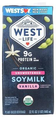 Westsoy, Soy Milk Vanilla Unsweetened Organic, 32 Fl Oz