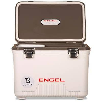 ENGEL 13qt Leak-Proof, Air Tight, Drybox Cooler and Small Hard Shell Lunchbox for Men and Women