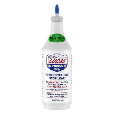 Lucas Oil 10011-PK12 Power Steering Stop Leak - 1 Quart (Pack of 12)