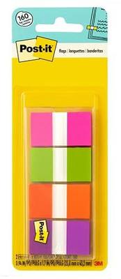 Post-it Flags, .94 x 1.7 in, Multicolor, 2 Dispensers, 80 Flags/Dispenser | Removable Page Markers for Planners, Journals, and Calendars