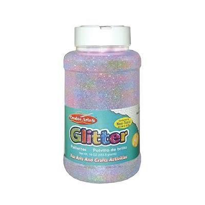 Creative Arts by Charles Leonard Glitter, 16 Ounce, Iridescent (41175) | 16 Ounce Bottle | For School and Office Use | Great for Crafting