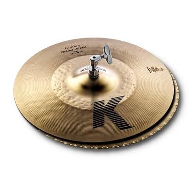 Zildjian K1224 14 1/4" K Custom Hybrid Hi-Hats Cymbals