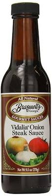 Braswell’s Gourmet Vidalia Steak Sauce – Small-Batch, Renowned Specialty, Made in USA, Since 1946 (9.5oz)