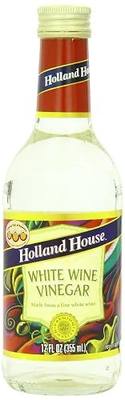 Holland House Vinegar, White Wine, 12 Ounce (Pack of 6)