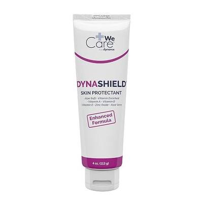 Dynarex DynaShield Skin Protectant Barrier Cream - Zinc Oxide Cream with Vitamins A, D, E, Aloe Vera - Protect and Treat Minor Wounds and Dry Skin - 4 oz. Tube, 1 Count