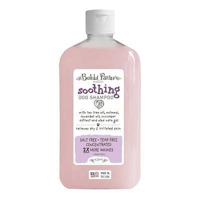 Bobbi Panter Soothing Dog Shampoo Tea Tree, Lavender, Cucumber & Oat Protein – Natural Formula for Sensitive Skin & Irritation Relief, Tear-Free, 30:1 Concentrate, Made in USA, 14 oz
