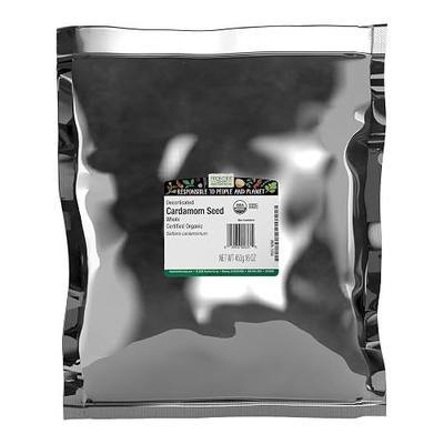 Frontier Cardamom Seed, Decorticated (no Pods), Whole, Extract Fancy Grade, 16 Ounce Bag