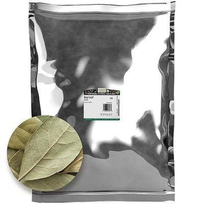 Frontier Co-op Whole Bay Leaf, 16-Ounce Bag, True Bay Laurel with Earthy, Balsamic Flavor & Aroma, Kosher, Non Irradiated