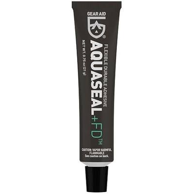 GEAR AID Aquaseal FD Flexible Durable Repair Adhesive for Fixing Tears and Holes in Waders, Wetsuits, PVC Inflatables, Vinyl and Outdoor Gear, Dries Clear, 0.75 oz, 1 Pack