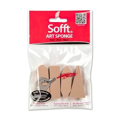 Sofft Artist Tools by GOLDEN, Mixed Sponge Bars, Pack of 4, Professional Artist Pastels