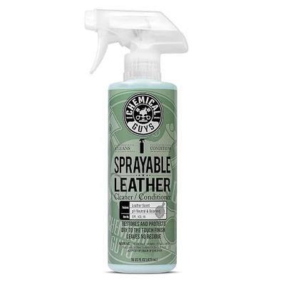Chemical Guys, Sprayable Leather Cleaner & Conditioner in One Spray, 16 oz | One-step spray cleans and nourishes leather, vinyl and faux on seats, furniture and apparel, dirt lifts away