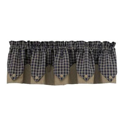 Park Designs Sturbridge Point Valance, 72 x 15, Navy