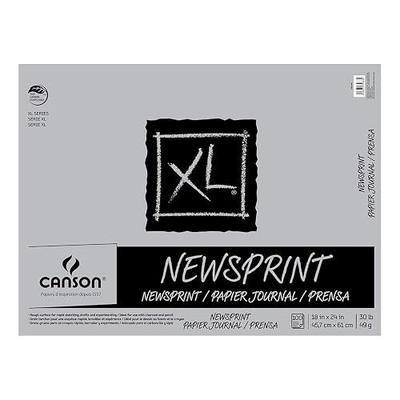 Canson Biggie Newsprint Pad - 18 x 24 Inches - 100 Sheet Pad