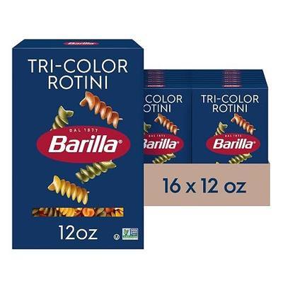 Barilla Tri-Color Rotini Pasta, Non-GMO Kosher Pasta, 12oz. (16PK)