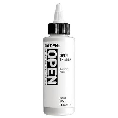 GOLDEN OPEN Slow-Drying Acrylics, Thinner, 4 fl oz.