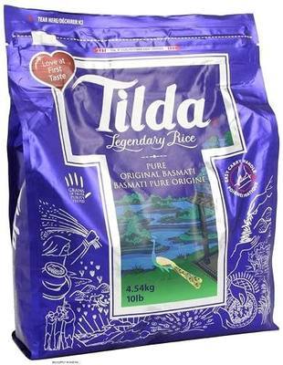Tilda Legendary Rice Dry Basmati, Pure, 10 Pound