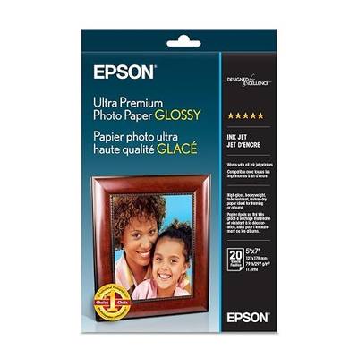 Epson Ultra Premium Photo Paper GLOSSY (5x7 Inches, 20 Sheets) (S041945)