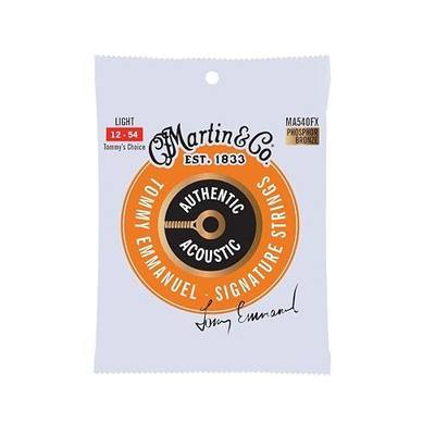 Martin Authentic Acoustic Guitar Strings, Flexible-Core MA540FX Light 92/8 Phosphor Bronze