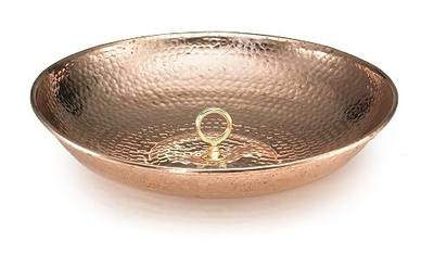 Good Directions 479P Rain Chain Basin Large 16-1/2 Inch Diameter, 4 Inches High, 100% Pure Copper