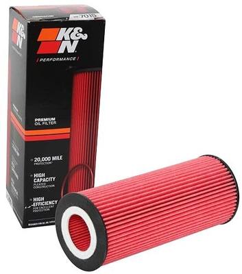 K&N Premium Oil Filter: 20,000 Mile Engine Protection, High Capacity/High Efficiency: Compatible with 2005-2019 AUDI/VOLKSWAGEN/PORSCHE (See Product Description for Select Models), HP-7015