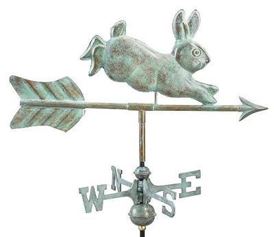 Good Directions 809V1R Rabbit Roof Mount, Blue Verde Copper Weathervane