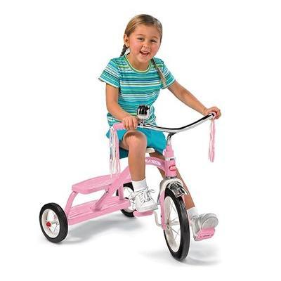 Radio Flyer Classic Pink Dual Deck Tricycle