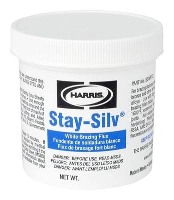 Harris SSWF7 Stay Silv Brazing Flux, 6.5 oz. Bottle, White