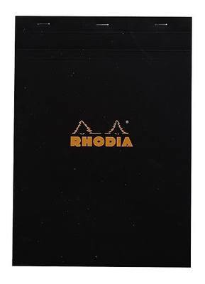 Rhodia Staplebound Pad No.18 - A4 (8.25 x 11.75 inches), Graph, Black