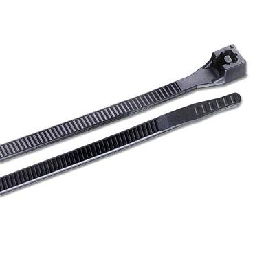 Gardner Bender 46-436UVB Heavy-Duty Cable Tie, 36 inch, 180 lb, Electrical Wire and Cord Management, Nylon Zip Tie, 50 Pk, UV Resistant Black