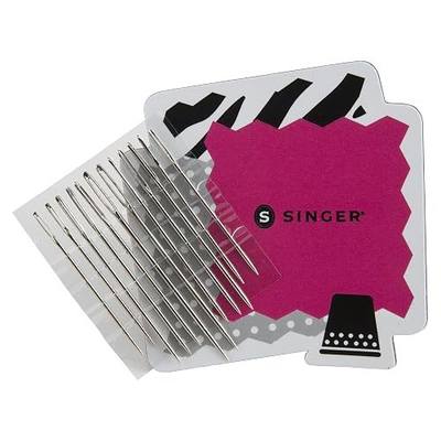 SINGER Large Eye Hand Needles On Magnet, 12-Count