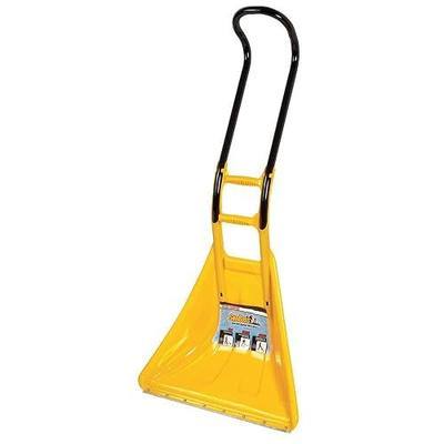TRUE TEMPER 1625300 SnoBoss Poly Snow Shovel/Pusher/Scraper with Ergonomic Aluminum Handle, 56-Inch