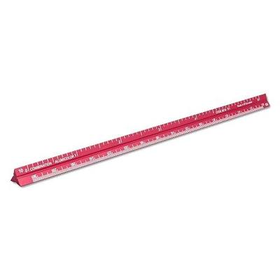 Alumicolor 3610-4 Aluminum Combination Pocket Scale, 6IN, Red