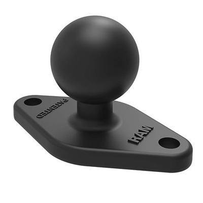 RAM MOUNTS Diamond Ball Base with 2-Hole AMPS Pattern, B Size 1" Ball Mount for RAM Device Holders and Mounting Systems RAM-B-238U
