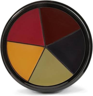 Mehron Makeup PRO FX Bruise Wheel | 5 Color Wheel for Special Effects & Movies | Bruise Makeup Kit | SFX Paint | Halloween Special Effects | Made in the USA