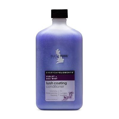 Isle of Dogs - Everyday Elements Lush Coating Conditioner For Dogs - Violet + Sea Mist - Pet Conditioner With Evening Primrose & Jojoba Oil For A Fuller Coat - Made in the USA - 16.9 Oz,Purple,710