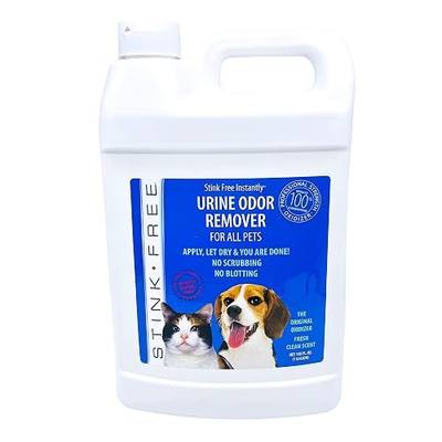 Pet Urine Odor Eliminator and Remover for Cat and Dog Urine, Oxidizer Based Pee Cleaner Destroyer for Carpets, Rugs, Mattress, etc. 128 Oz (1 Gallon)