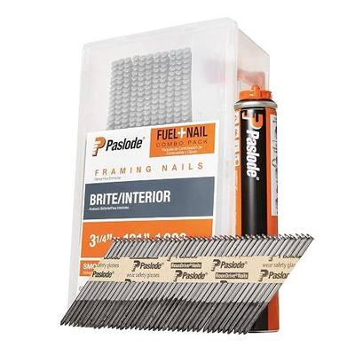Collated Framing Nail, 3-1/4 in L, Not Applicable, Brite, Offset Round Head, 30 Degrees, 1000 PK - 1 Each
